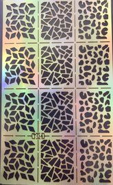 Leopard Mosaic - Ghost Pattern